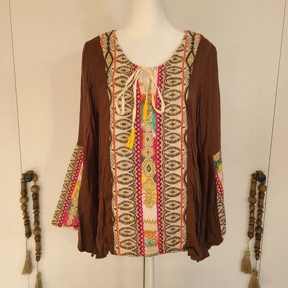 Judith March Bohemian Top NWOT
